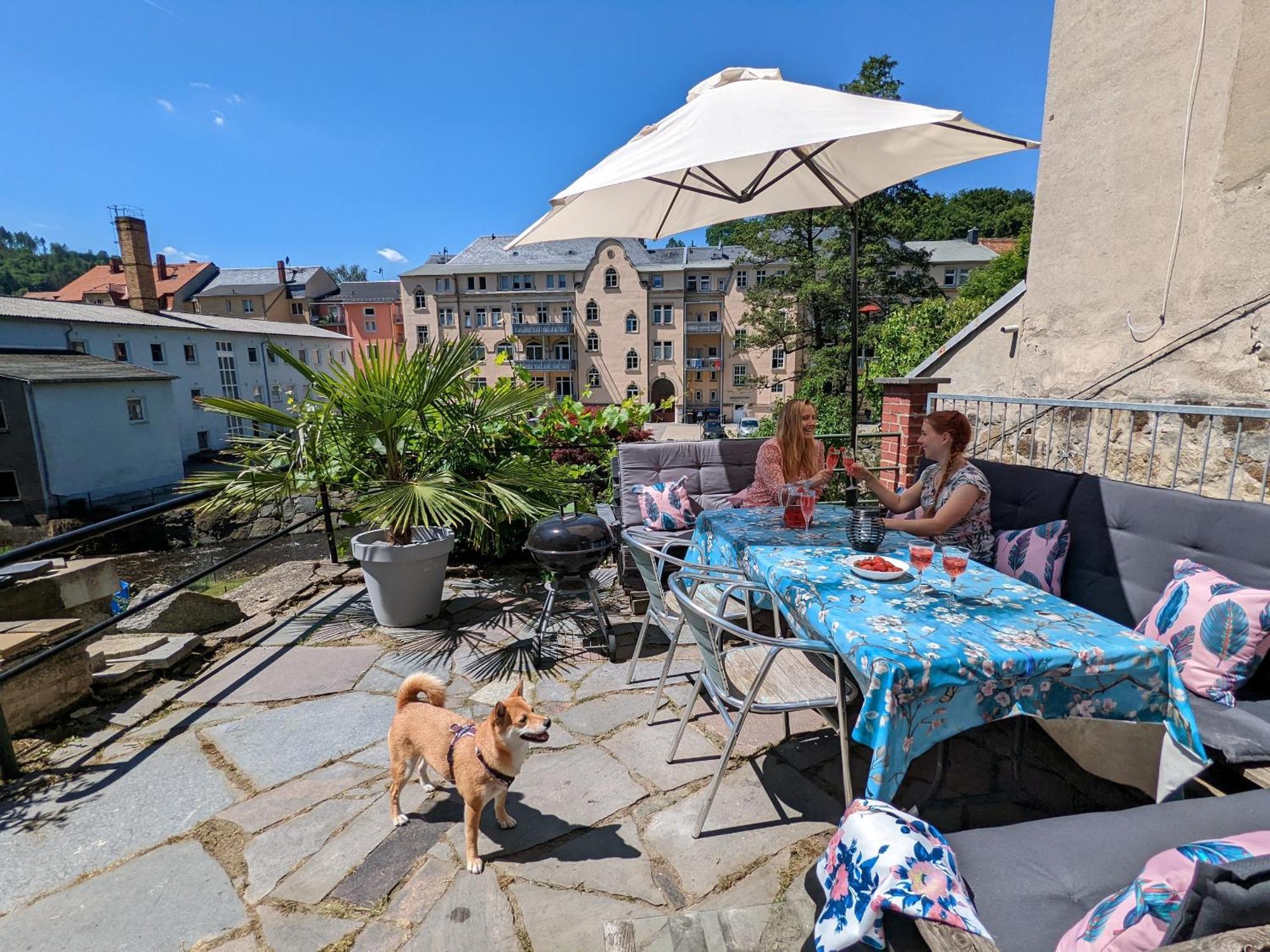 Hw2B - Urlaubsmagie - Wohlfuehlwohnung Mit Balkon, Pool, Sauna & Terrasse Sebnitz Exteriör bild