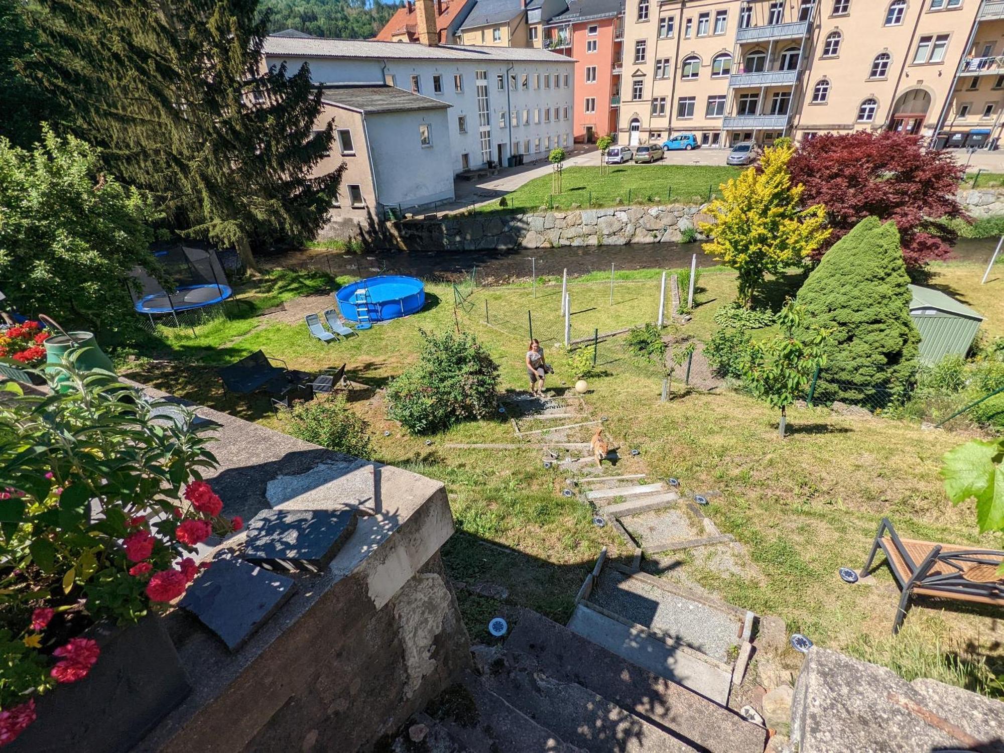 Hw2B - Urlaubsmagie - Wohlfuehlwohnung Mit Balkon, Pool, Sauna & Terrasse Sebnitz Exteriör bild