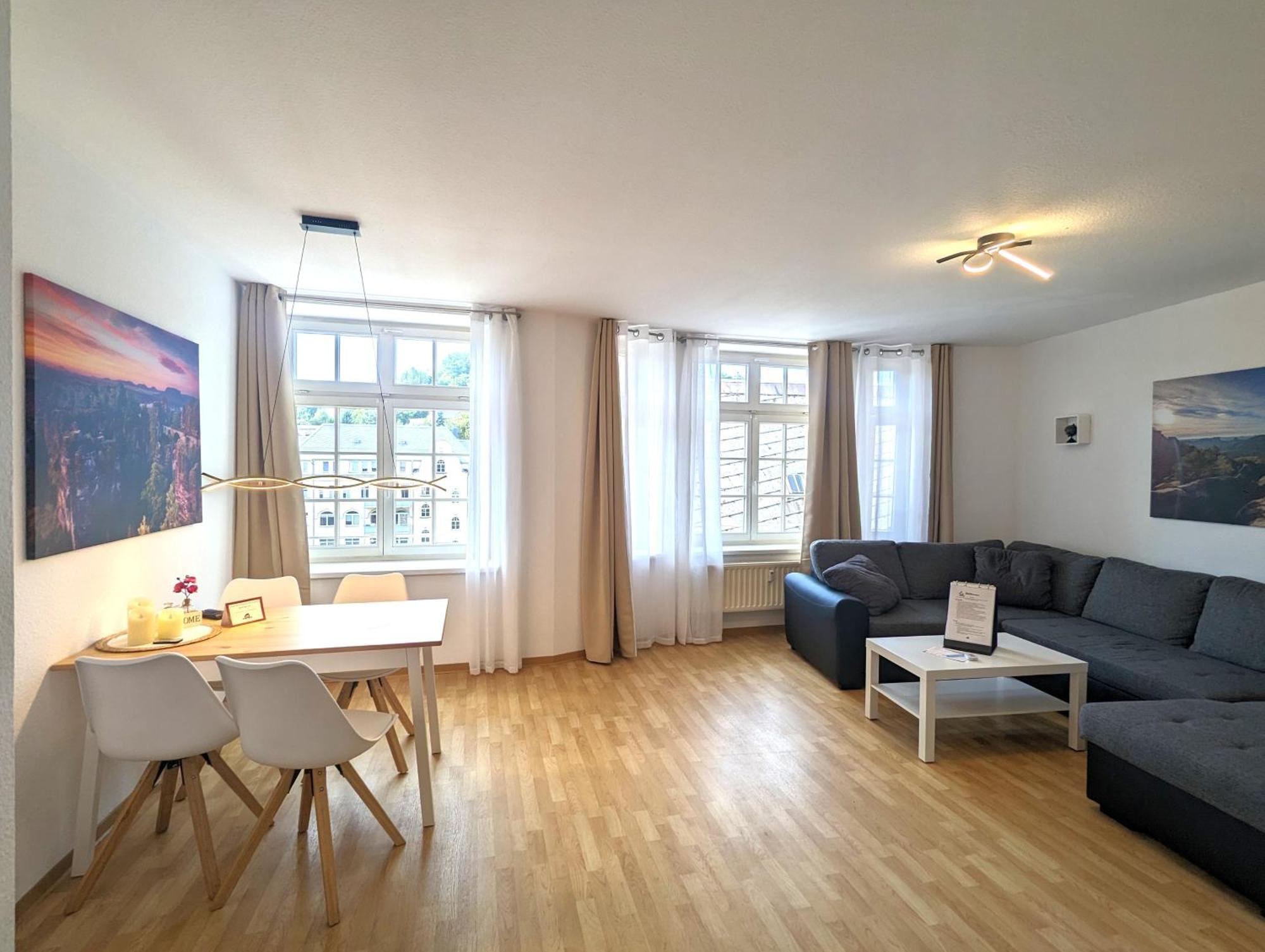 Hw2B - Urlaubsmagie - Wohlfuehlwohnung Mit Balkon, Pool, Sauna & Terrasse Sebnitz Exteriör bild