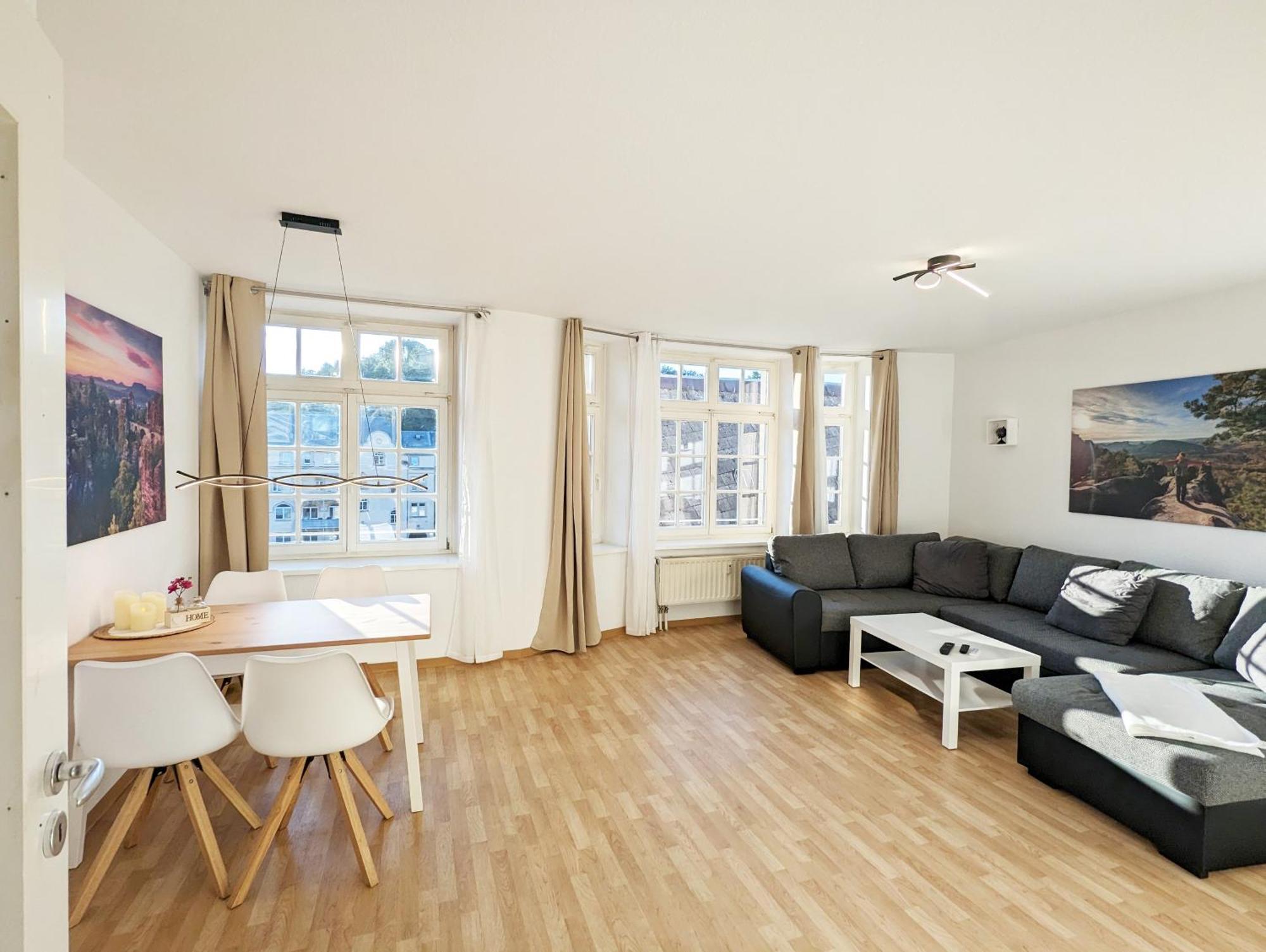 Hw2B - Urlaubsmagie - Wohlfuehlwohnung Mit Balkon, Pool, Sauna & Terrasse Sebnitz Exteriör bild